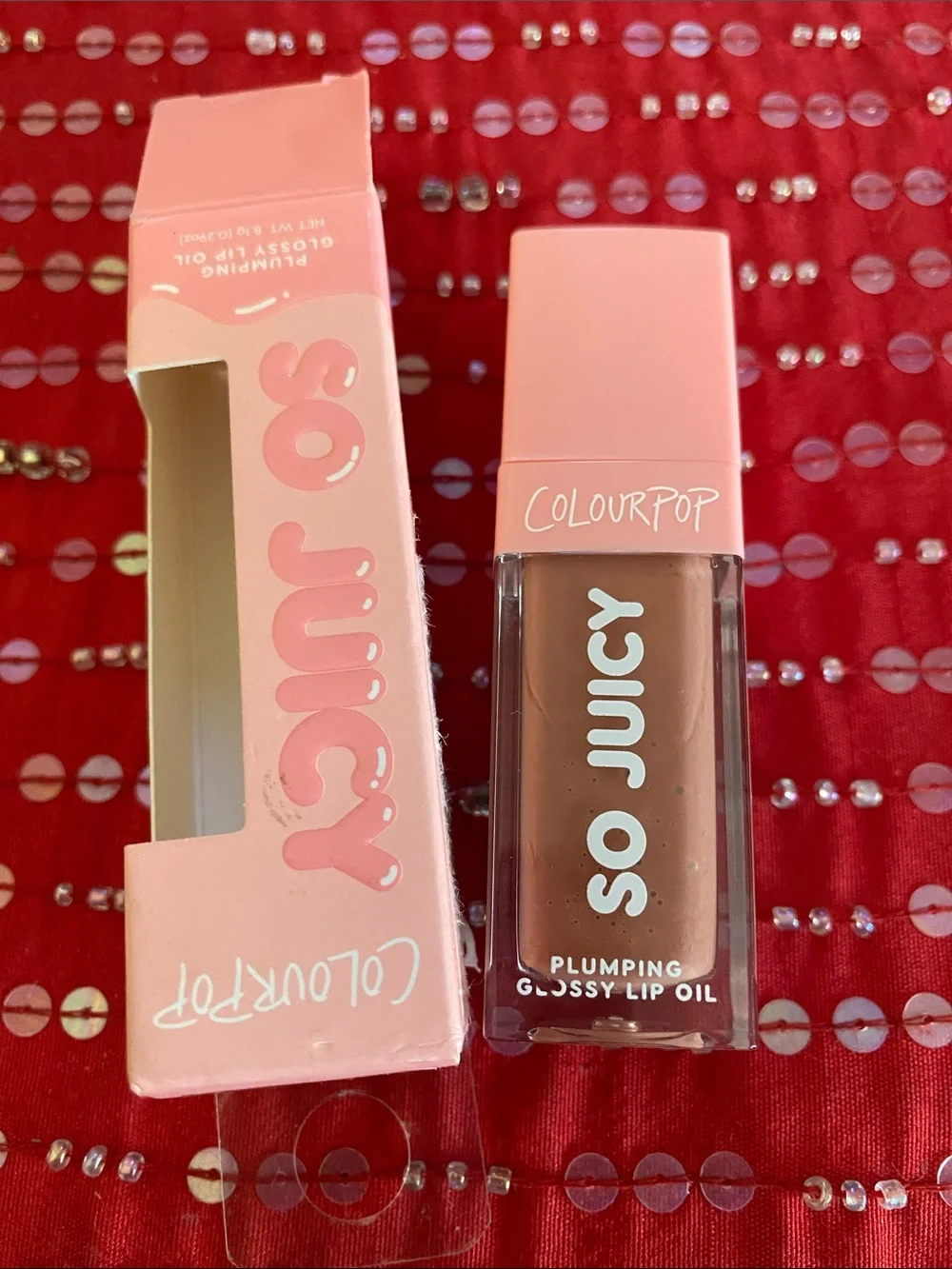 Plumbing Glossy Lip Oil in Its a Date New In Box Not Returnable